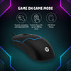 HP M100 USB Wired Gaming Optical Mouse with LED Backlight and Adjustable 1000/1600 DPI Settings, 3 Buttons and Press Life Up to 5 Million Clicks, 1 Year Warranty (3DR60PA, Black)