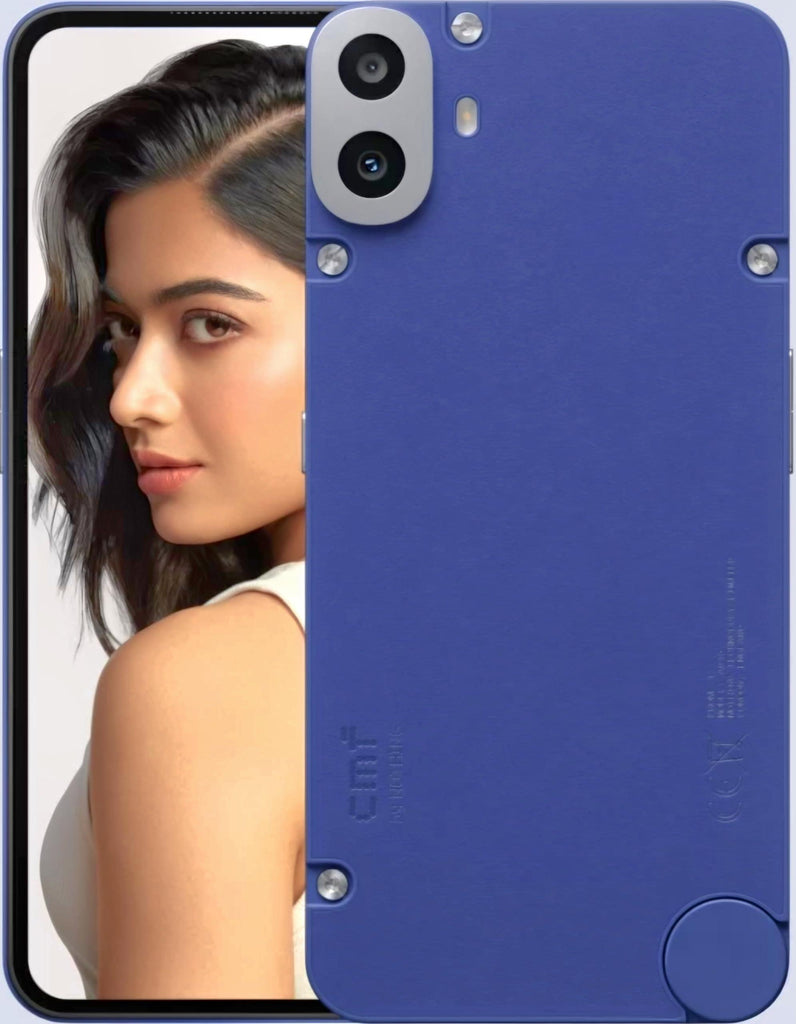 CMF by Nothing Phone 1 5G (Blue, 6GB RAM, 128GB Storage) | Expandable Upto 2 TB | 50MP+2MP | 16MP Front Camera | Dimensity 7300 5G Processor | 6.67 AMOLED Display | 33W Fast Charging | Designed 2 Last