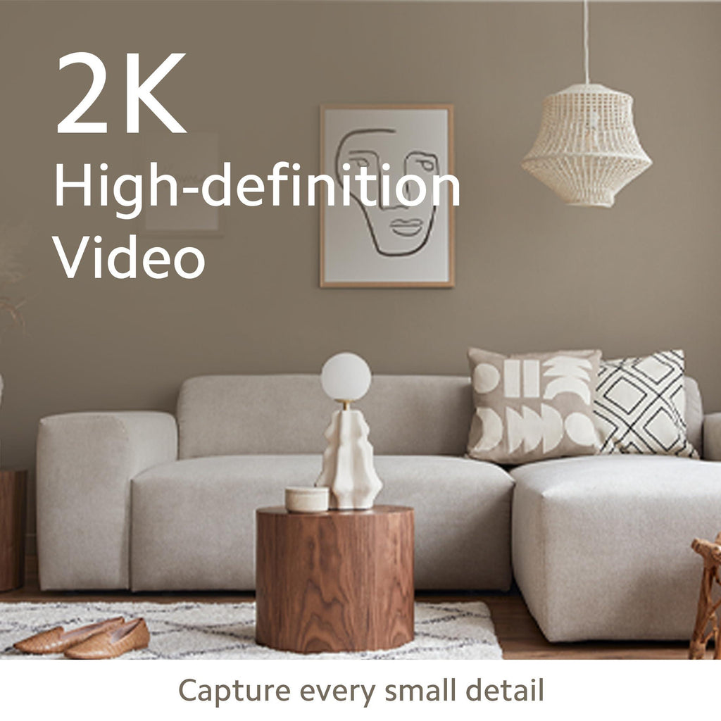 (Refurbished) Xiaomi Mi 360° Home Security Camera 2K (1296p)| 2024 New Launch| 3MP High Res| F/1.6 High Aperture for Superior Colors| CCTV Camera for Home| AI Human Detect (No False Alarm)| Talk Back Feature,White - Triveni World