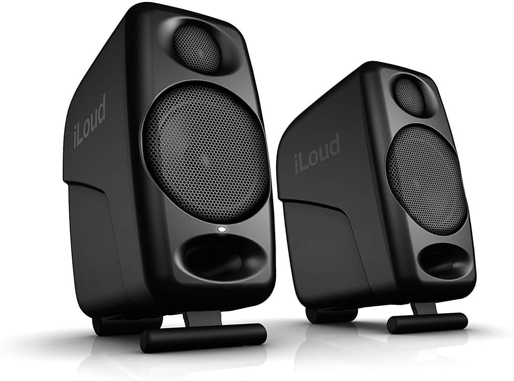 IK Multimedia 50 watts Bluetooth iLoud Micro Woofer, Computer Monitor Pair (Black)