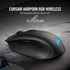 Corsair Harpoon RGB Wireless Gaming Mouse-Backlit RGB LED, 10000 DPI, Optical - Black