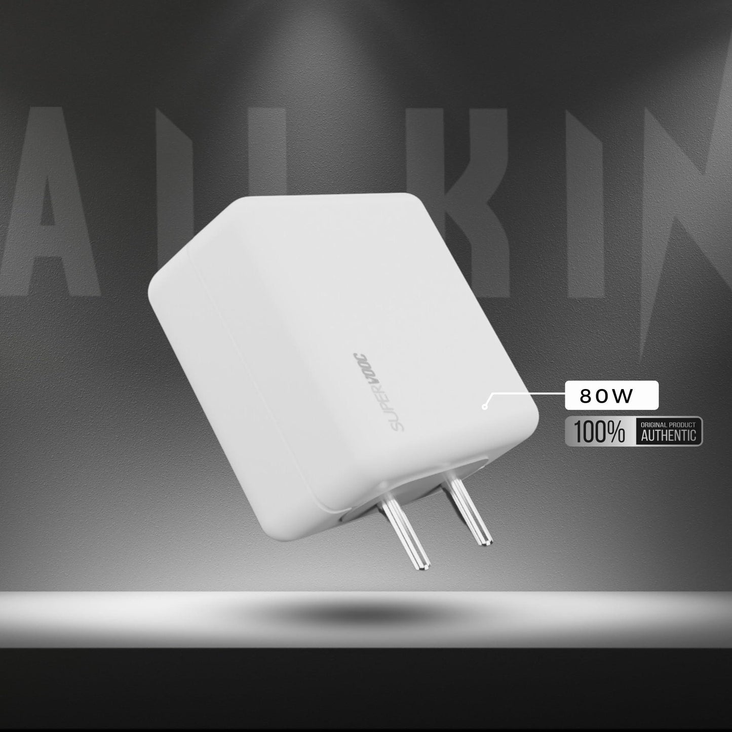 AILKIN Original SUPERVOOC 80W Ultra Fast Charger Adapter Only-True 80W PD Charging, Unleash True Power for OnePlus 12/12R/11/11R/10/10R, Nord CE 3 Lite 5G, Nord 2T 5G, Nord CE 2 Lite 5G, Nord 5G