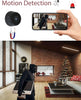 PKST Small 1080p HD Picture Quality Intelligent Indoor with Remote View Live Stream, Built-in Battery Motion Detection Wireless Remote View Home Security Camera (Magnet Camera)