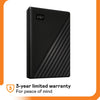 Western Digital 4Tb My Passport Portable Hard Disk Drive,Compatible with Windows and Mac, External HDD-Black, Usb3.0