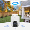 Ezviz by Hikvision H8C 2MP Outdoor Pan & Tilt Wi-Fi Camera|Color Night Vision|360° Coverage|Auto-Tracking|Two-Way Talk|Weatherproof Design|Supports MicroSD Card (Up to 512 GB)|White