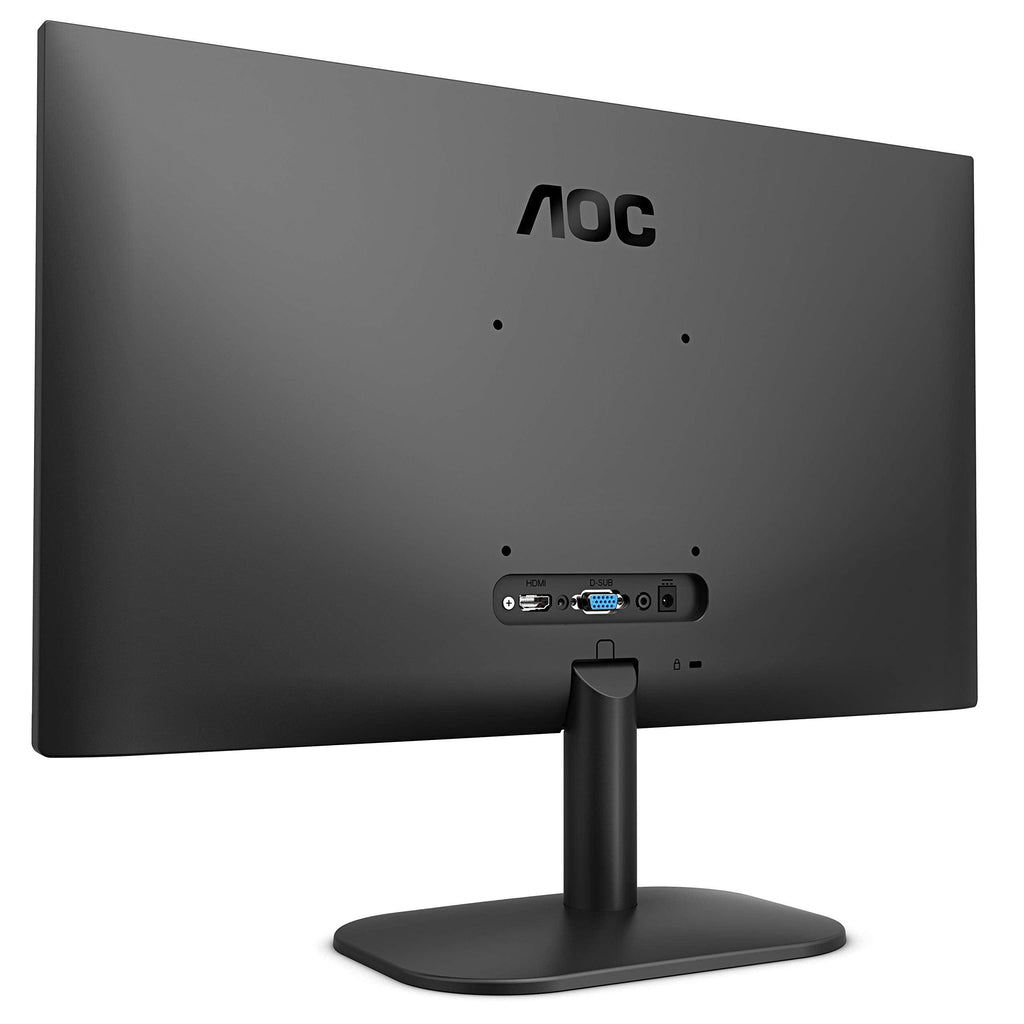 AOC 24B2XH 60.45 cm (23.8") LED 1920 x 1080 Pixels (Full HD) Ultra Slim Monitor which is 3 Sided Frameless with IPS Panel HDMI/VGA Port, Full HD, Free Sync, 8 ms Response Time, 75Hz Refresh Rate,Black