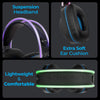 Zebronics Jet PRO Premium Wired Gaming On Ear Headphone with LED for Headband + earcups, 40mm Neodymium Drivers, 2 Meter Braided Cable, with mic, Suspension Design, 3.5mm + USB Connector (Black, Blue) - Triveni World