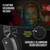 Corsair HS80 RGB Wireless Premium Gaming On Ear Headset with Dolby Atmos Audio (Low-Latency, Omni-Directional Microphone, 60ft Range, Up to 20 Hours Battery Life, PS5/PS4 Wireless Compatibility) Black