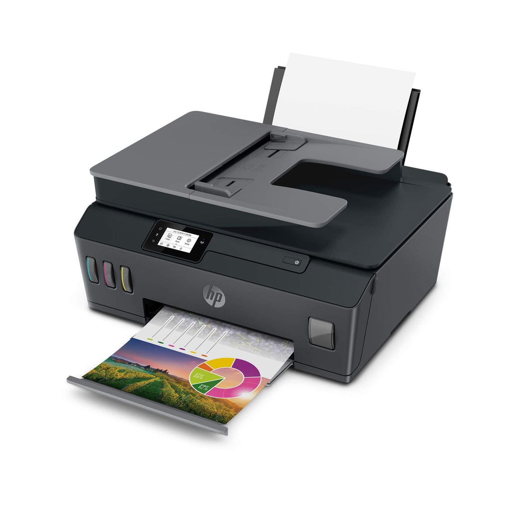 HP Smart Tank 530 All-in-one Wifi Colour Printer with ADF (Upto 18000 Black and 8000 Colour pages included in The box). - Print, Scan & Copy for Office/Home