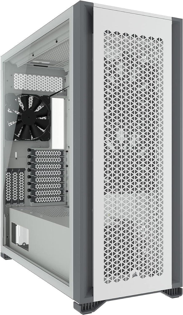 Corsair 7000D Airflow Full-Tower Alloy Steel ATX Computer Case/Gaming Cabinet - White - CC-9011219-WW