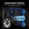 CORSAIR ML120 LED Elite, 120mm Magnetic Levitation Blue LED Fan with AirGuide, Single Pack, Black