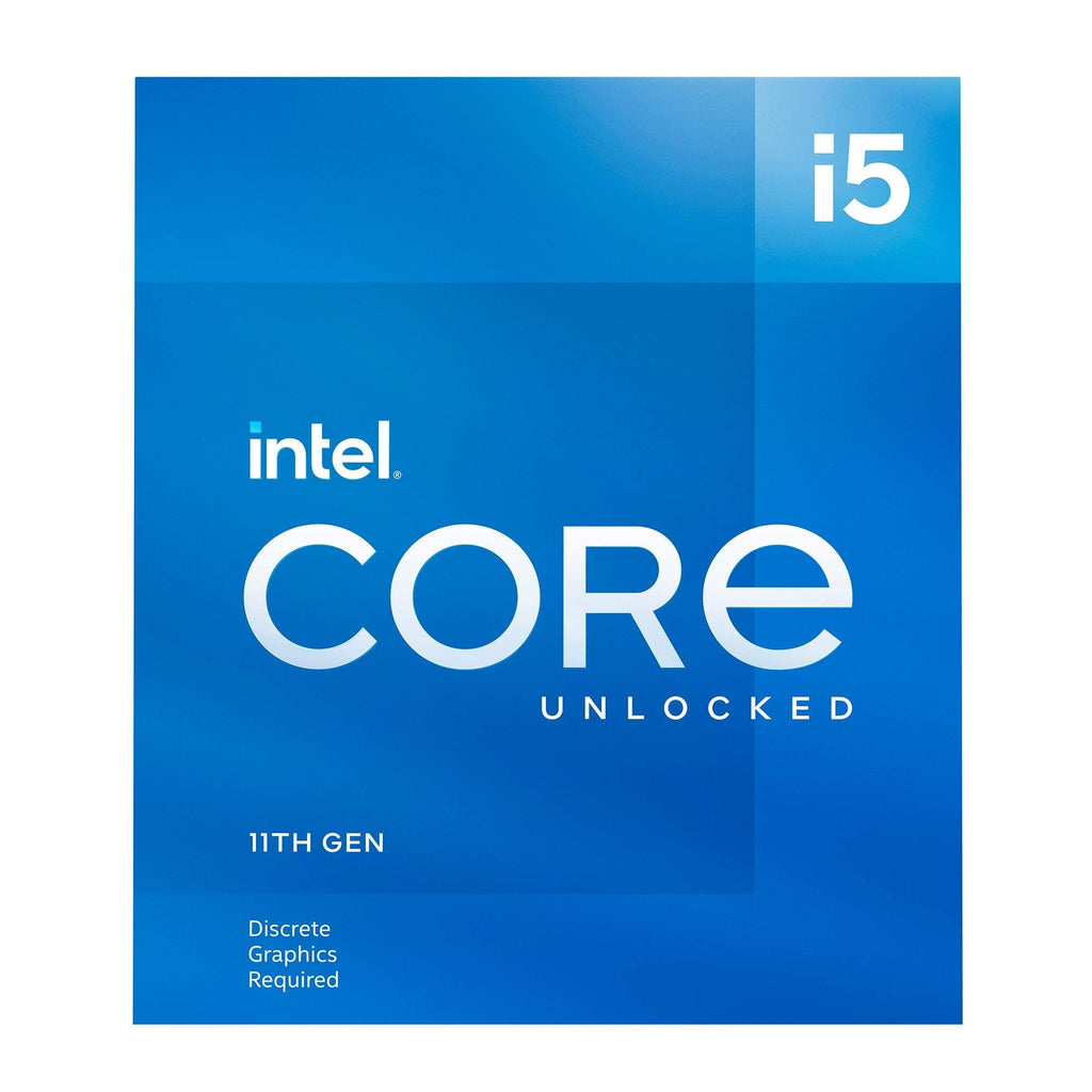 Intel Core i5-11600KF Desktop Processor 1, 6 Cores up to 4.9 GHz Unlocked LGA1200 (500 Series & Select 400 Series Chipset) 125W