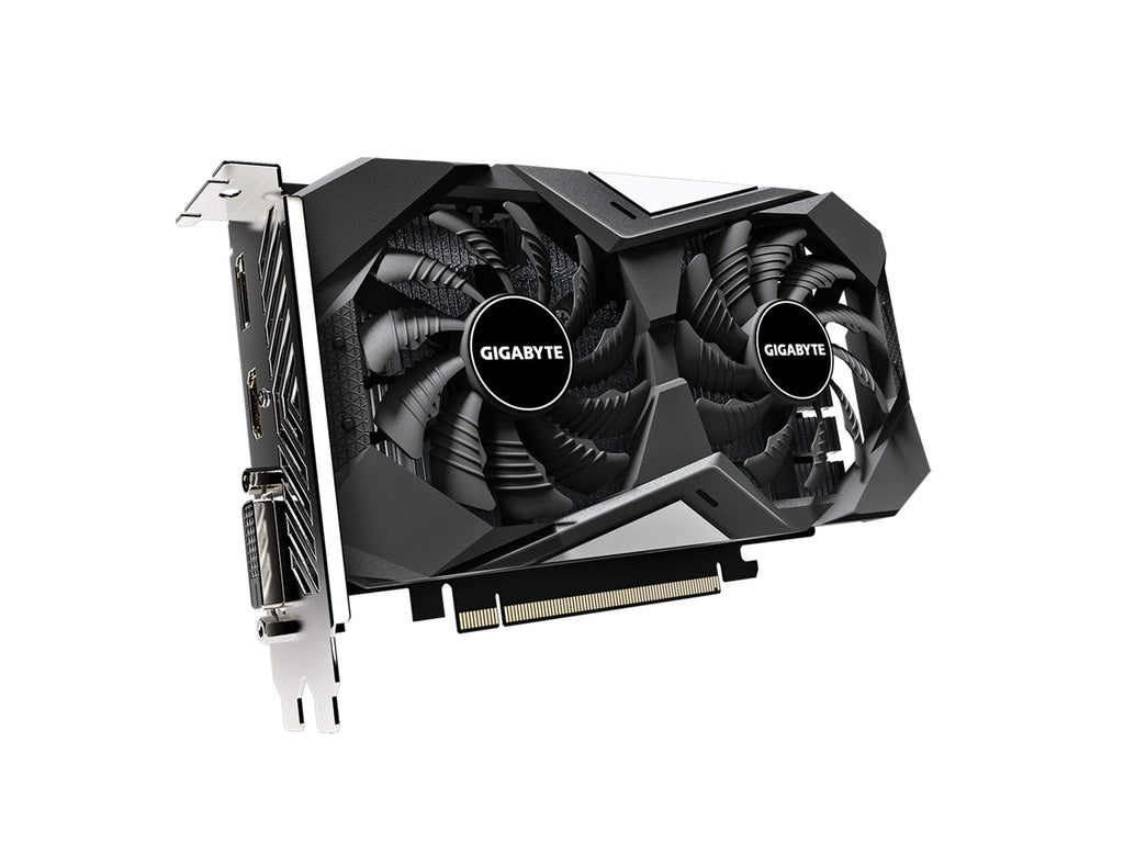 GIGABYTE pci_e_x16 GeForce GTX 1650 D6 WINDFORCE OC 4G (rev. 2.0) Graphics Card, 172mm Compact Size, 4GB 128-Bit GDDR6, GV-N1656WF2OC-4GD REV2.0 Video Card