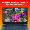 HP Victus Gaming Laptop, AMD Ryzen 5 5600H, 4GB RTX 3050 GPU, 15.6-inch (39.6 cm), FHD, IPS, 144Hz, 16GB DDR4, 512GB SSD, Backlit KB, B&O, 9ms response time, Dual speakers (Blue, 2.37 kg), fb0106AX