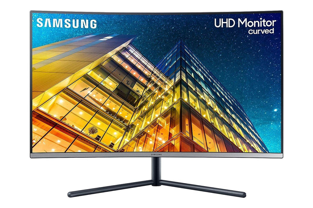 Samsung 32-inch(80cm) 3840 X 2160 Pixels 4K UHD, 1500R Curved Monitor, Bezel Less Design, 1 Billion Colors, 2500:1 Contrast Ratio, Game Mode (LU32R590CWWXXL, Dark Blue Gray)