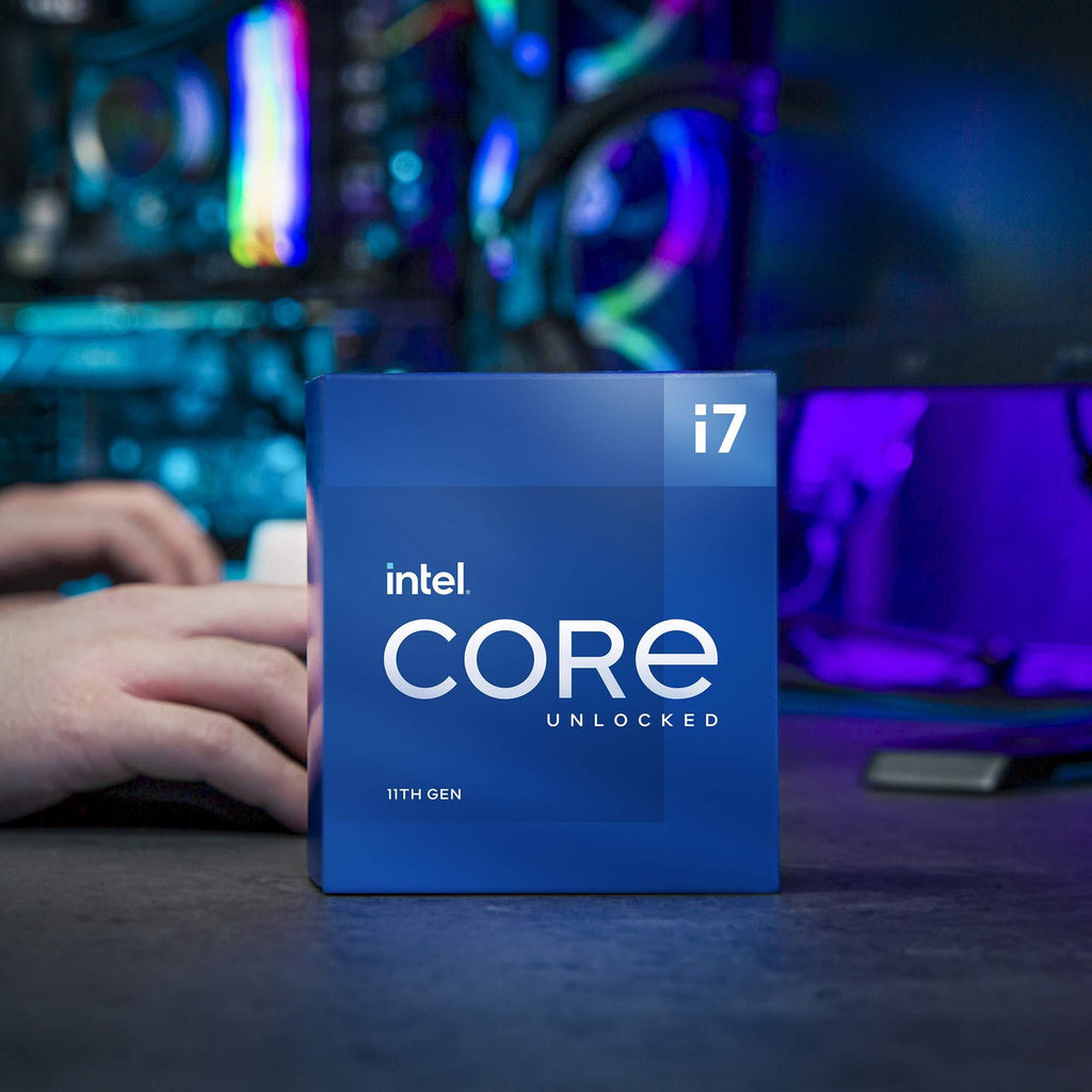 Intel Core i7-11700K LGA1200 Desktop Processor 8, 8 Cores up to 5GHz 16MB Cache with Integrated UHD 750 Graphics