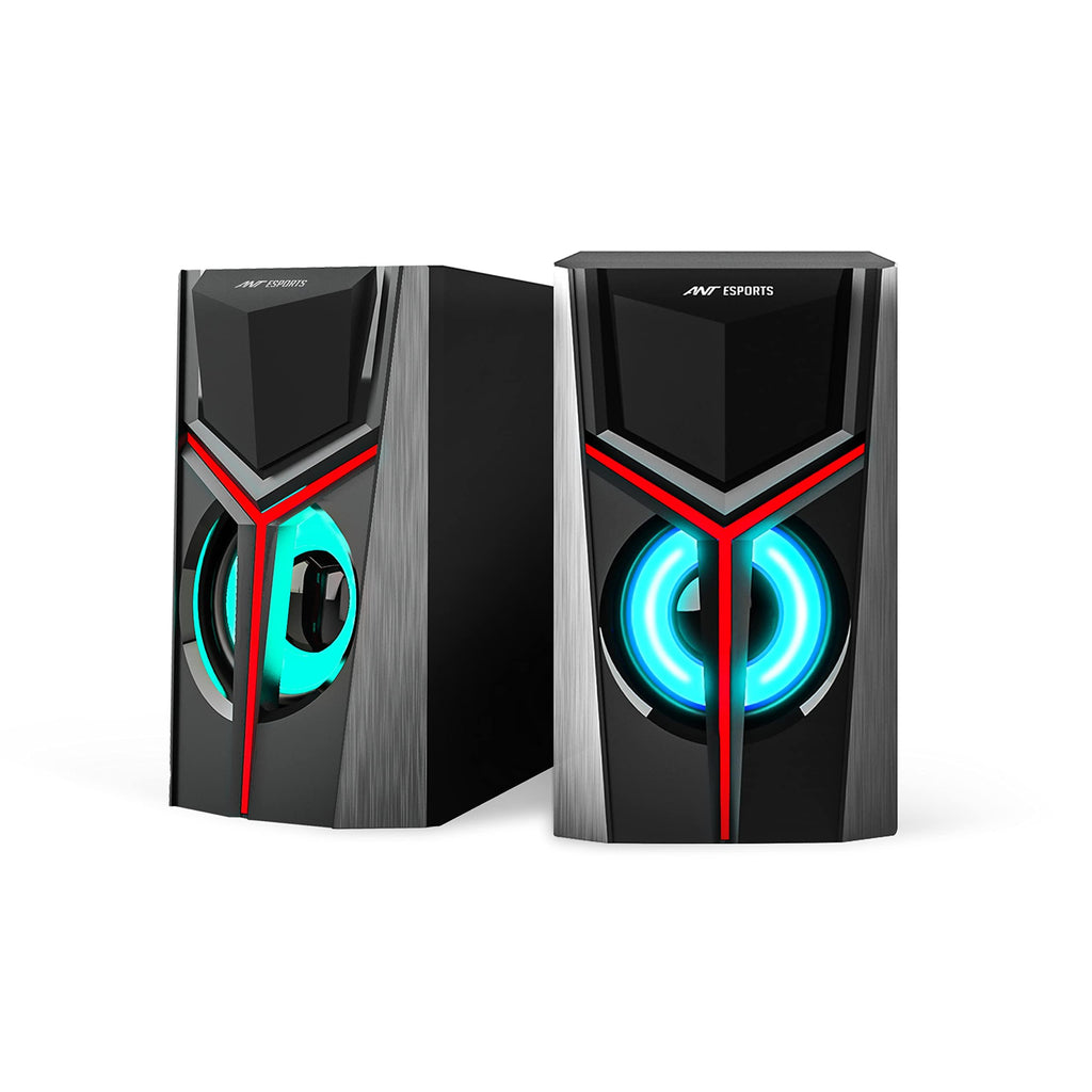 Ant Esports GS100 2.0 Multimedia Aux Connectivity, USB Powered and Volume Control Gaming Speaker (Black)