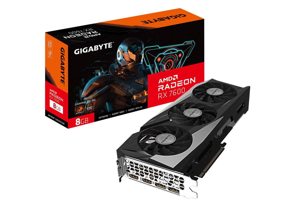 Gigabyte Gv-R76Gaming Oc-8Gd Radeon Rx 7600 Gaming Oc 8G Graphics Card, 3X Windforce Fans 8Gb 128-Bit Gddr6, Video Card - Pci_E