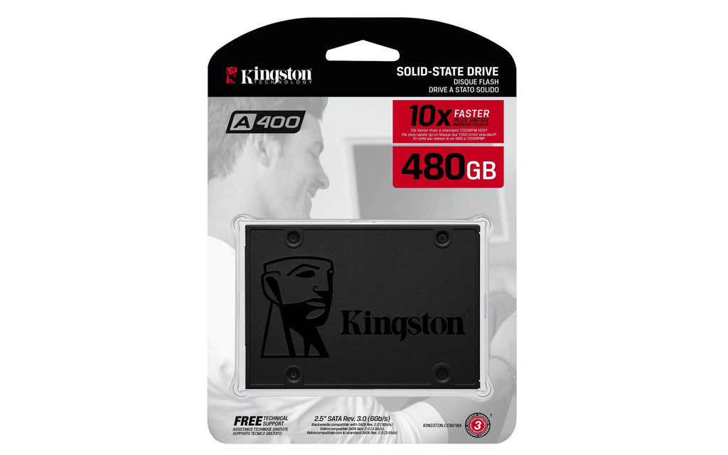 Kingston SSDNow A400 480GB Internal Solid State Drive (SA400S37/480GIN)