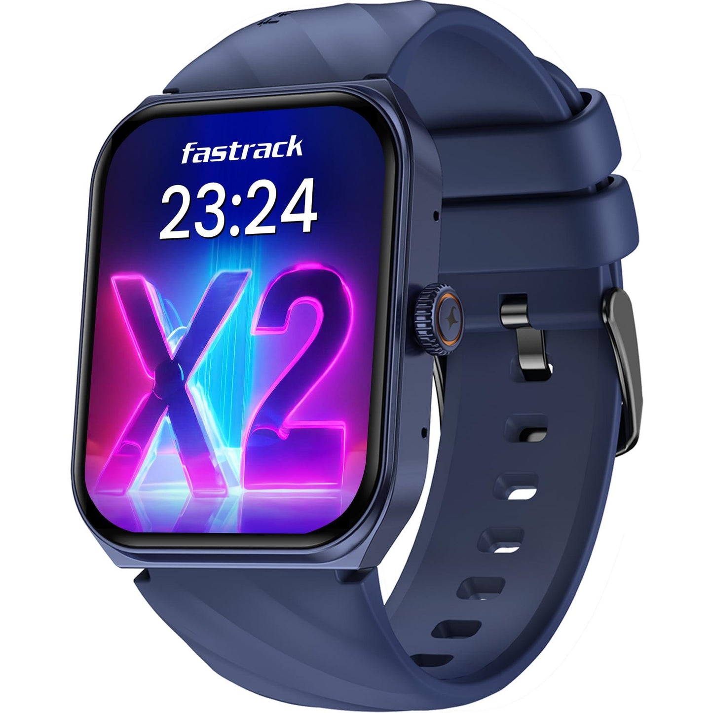 Fastrack New Limitless X2 Smartwatch|1.91" UltraVU with Rotating Crown|60 Hz Refresh Rate|Advanced Chipset|SingleSync BT Calling|NitroFast Charge|100+ Sports Mode & Watchfaces|Upto 5 Day Battery|IP68 - Triveni World