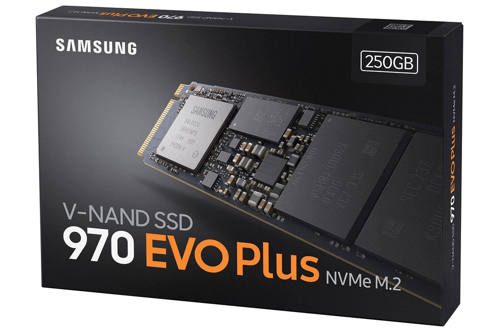 Samsung 970 EVO Plus 250GB PCIe NVMe M.2 (2280) Internal Solid State Drive (SSD) (MZ-V7S250)