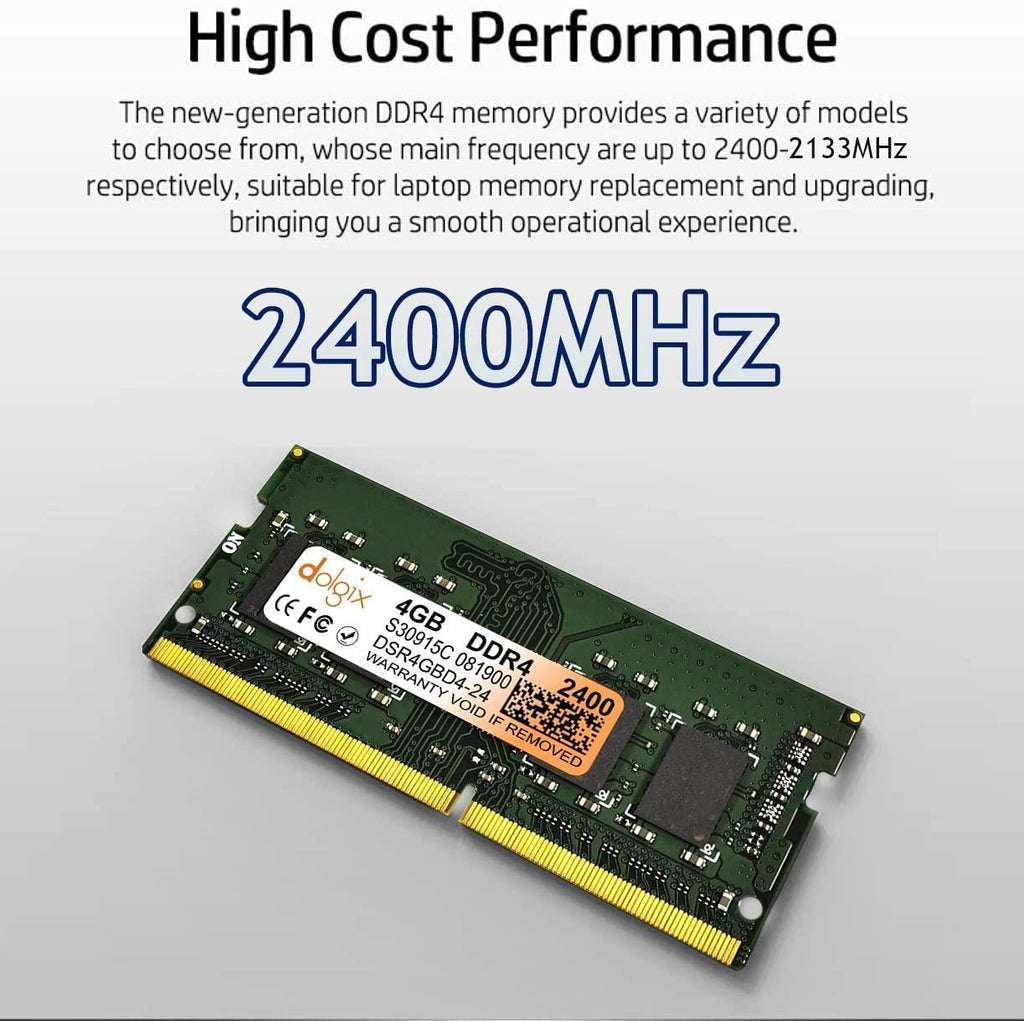 Dolgix 4GB DDR4 2400MHz Laptop Ram