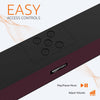 amazon basics 16W Bluetooth Soundbar Speaker with 1200mah Battery, BT v5.3, Aux, USB Port for Mobile, PC, Tablets, and Laptops (Black-Maroon)