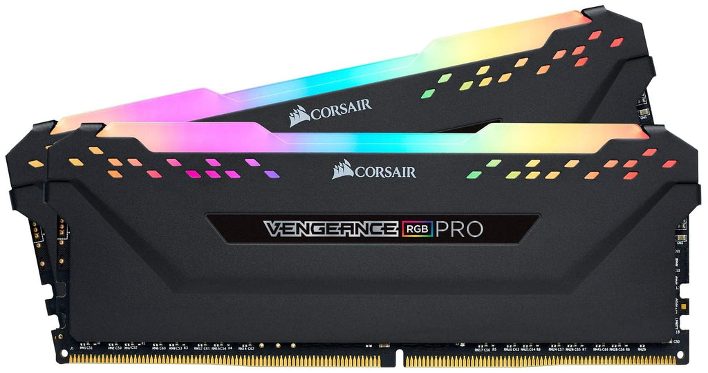 CORSAIR 32GB (2 x 16GB) Vengeance RGB Pro DDR4 3200MHz PC4-25600 Desktop Memory Model CMW32GX4M2E3200C16