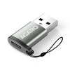 AGARO USB 3.0 Type C Female to USB Male OTG Adapter, 5 Gbps High-Speed Data Transfer, Compatible with Laptops, Tablets, Smartphone, Chargers and More Devices with Standard USB A Interface