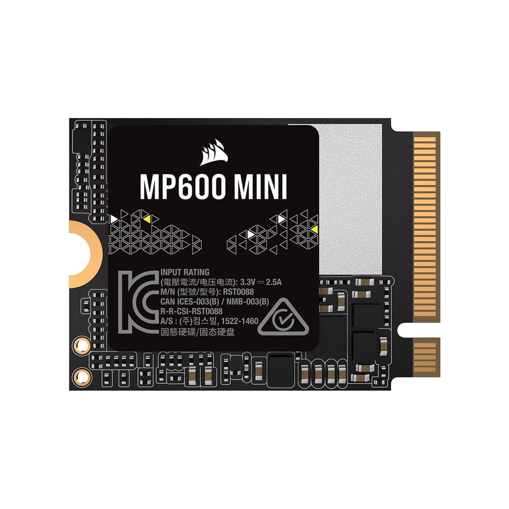 Corsair MP600 Mini 1TB PCIe 4.0 x4 NVMe M.2 SSD – M.2 2230 – Up to 7,000MB/sec Read – High-Density TLC NAND – Great for Steam Deck and Microsoft Surface