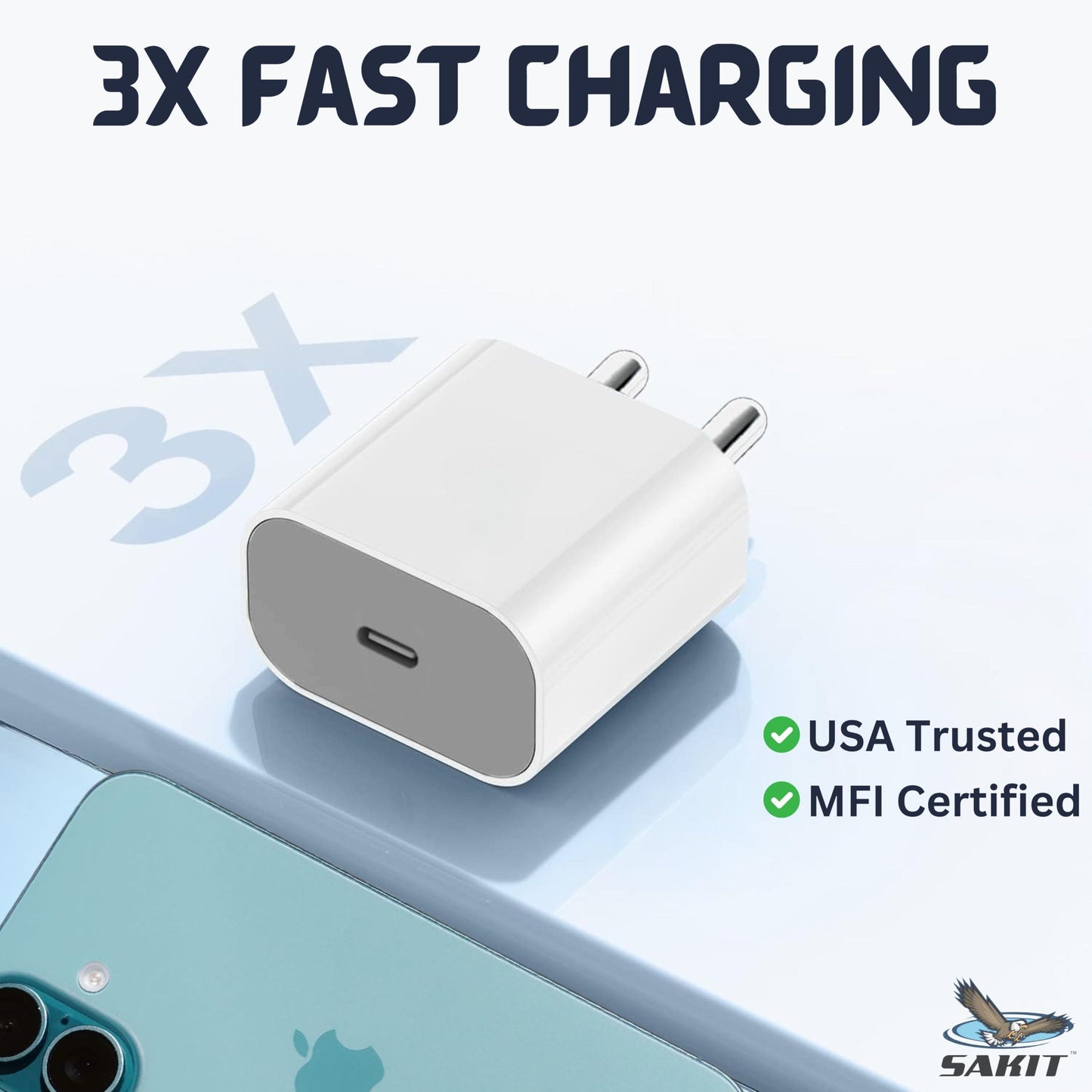 USA Trusted Original 20W Adapter【1 Year Warranty】With Super Fast Charging For iPhone 16,16 Plus,16 Pro,16 Pro Max/iPhone 15,15 Plus,15 Pro,15 Pro Max/iPhone 14,14 Plus,14 Pro,14 Pro Max/13/12/11Series