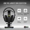 Corsair HS80 RGB Wired USB Premium Gaming On Ear Headphones with Dolby Audio 7.1 Surround Sound (Broadcast-Grade Omni-Directional Microphone, Memory Foam Earpads, High-Fidelity Sound) (Carbon)