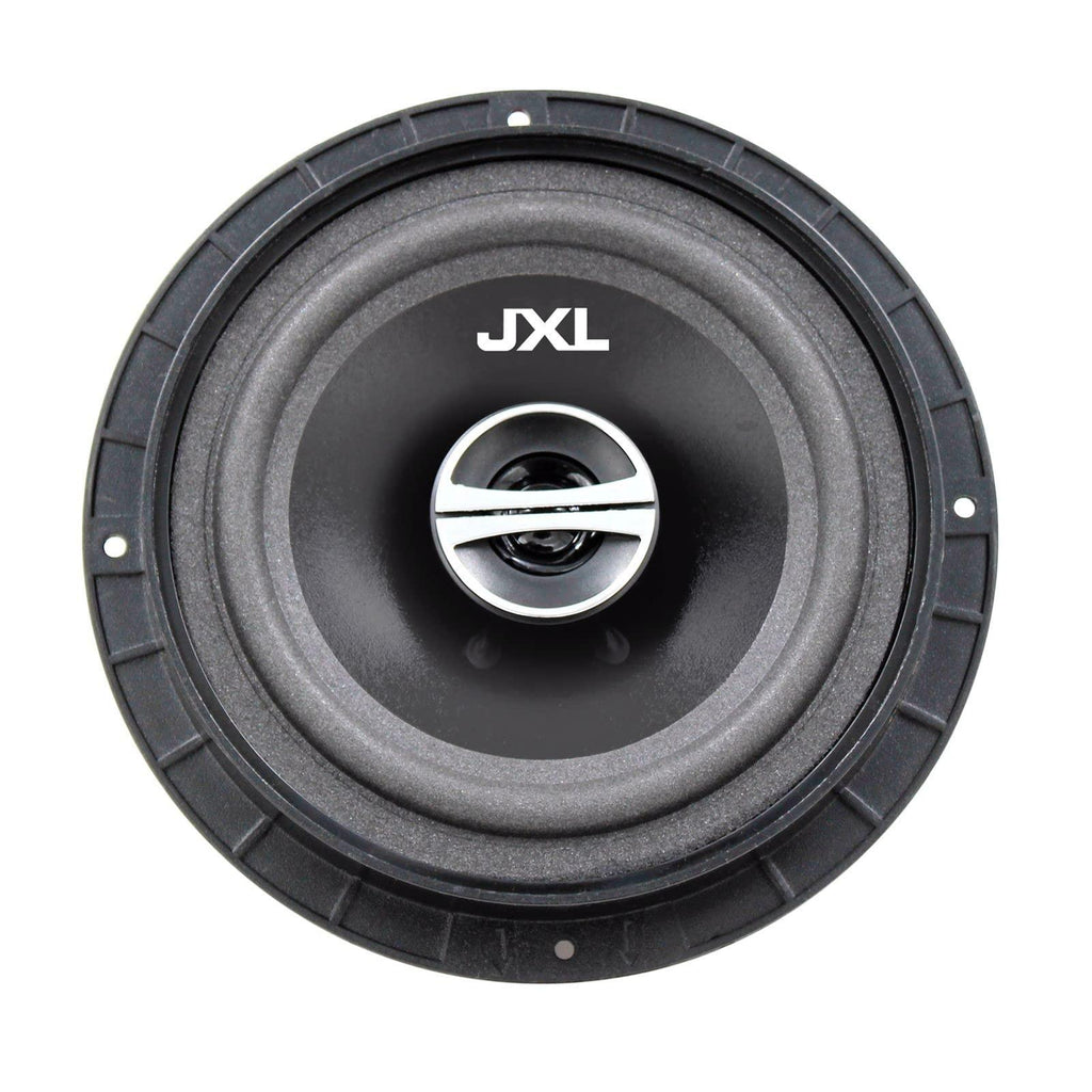 JXL 1690 R Three Way 6.5 Inches Coaxial High Bass Speaker for Car with Imported Rubber Foam Edge Cone 700W MAX Power with Ring/Water Resistant(Black)