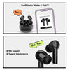 boAt Airdopes 300 TWS in-Ear Earbuds w/ 4 Mics AI-ENx™, Spatial Audio, 50 hrs Playtime, Multipoint Connection, ASAP™ Charge, Hearables App Support(Gunmetal Black)