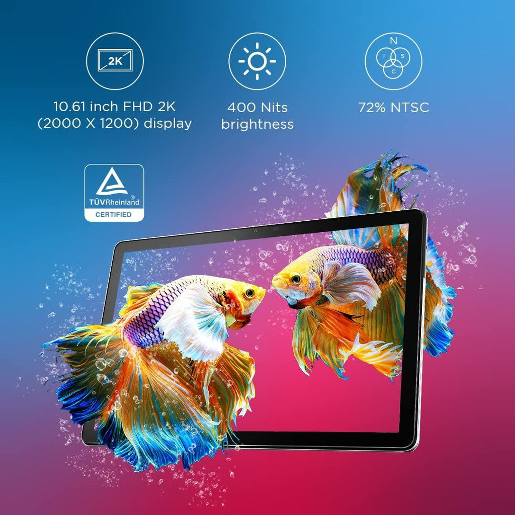 Lenovo Tab M10 FHD Plus(3rd Gen)| 10.61 Inch, 2K Display| 6 GB RAM, 128 GB ROM|Wi-Fi + LTE|Snapdragon Processor| 7700 mAH Battery|Quad Speakers with Dolby Atmos| TÜV Rheinland Low Blue Light Certified - Triveni World