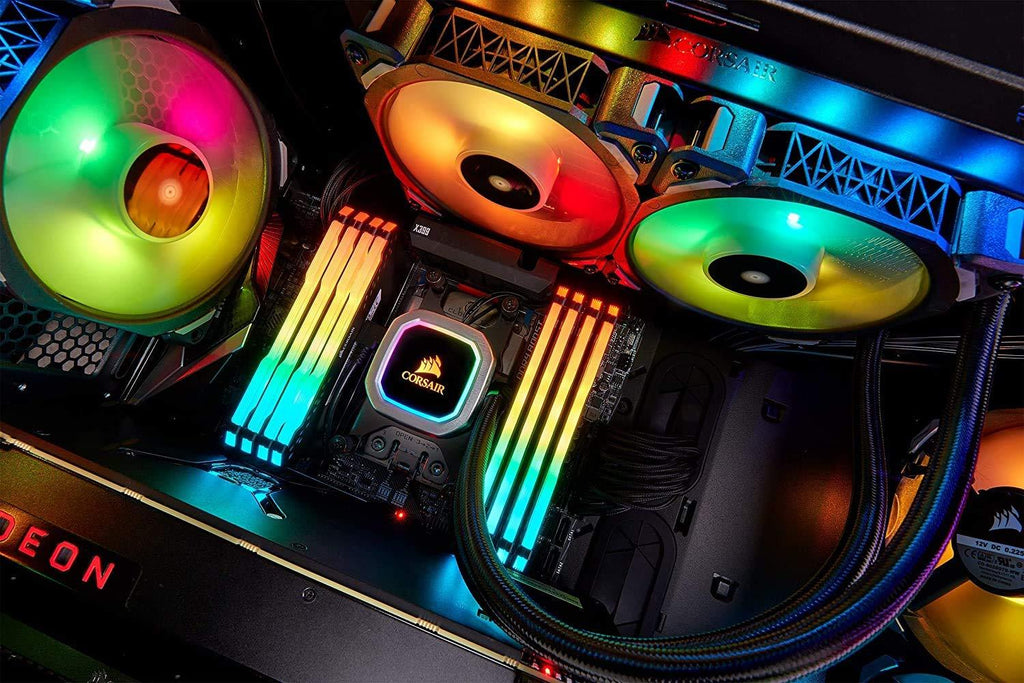 Corsair Hydro Series H100i RGB Platinum Liquid CPU Cooler Cold Plate and Low-Noise Pump (CW-9060039-WW)