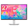 Dell S2722QC 27-inch 4K UHD 3840 x 2160 60Hz Monitor, 8MS Grey-to-Grey Response Time (Normal Mode), Built-in Dual 3W Integrated Speakers, 1.07 Billion Colors, Platinum Silver (Latest Model)