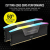 CORSAIR VENGEANCE RGB DDR5 RAM 32GB (2x16GB) 6400MHz CL36 Intel XMP iCUE Compatible Computer Memory - Black (CMH32GX5M2B6400C36)