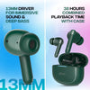 pTron Newly Launched Bassbuds Duo Pro TWS Earbuds, TruTalk AI-ENC Calls, 38H Playback Time, Deep Bass, Movie/Music Modes, In-Ear Bluetooth 5.3 Headphones with HD Mic,Fast Type-C Charging & IPX5(Green) - Triveni World