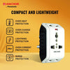 Anchor by Panasonic 6A 3 Pin Multiplug Travel Adapter with Universal Socket | 3 Pin Multi Plug Universal Socket (White)