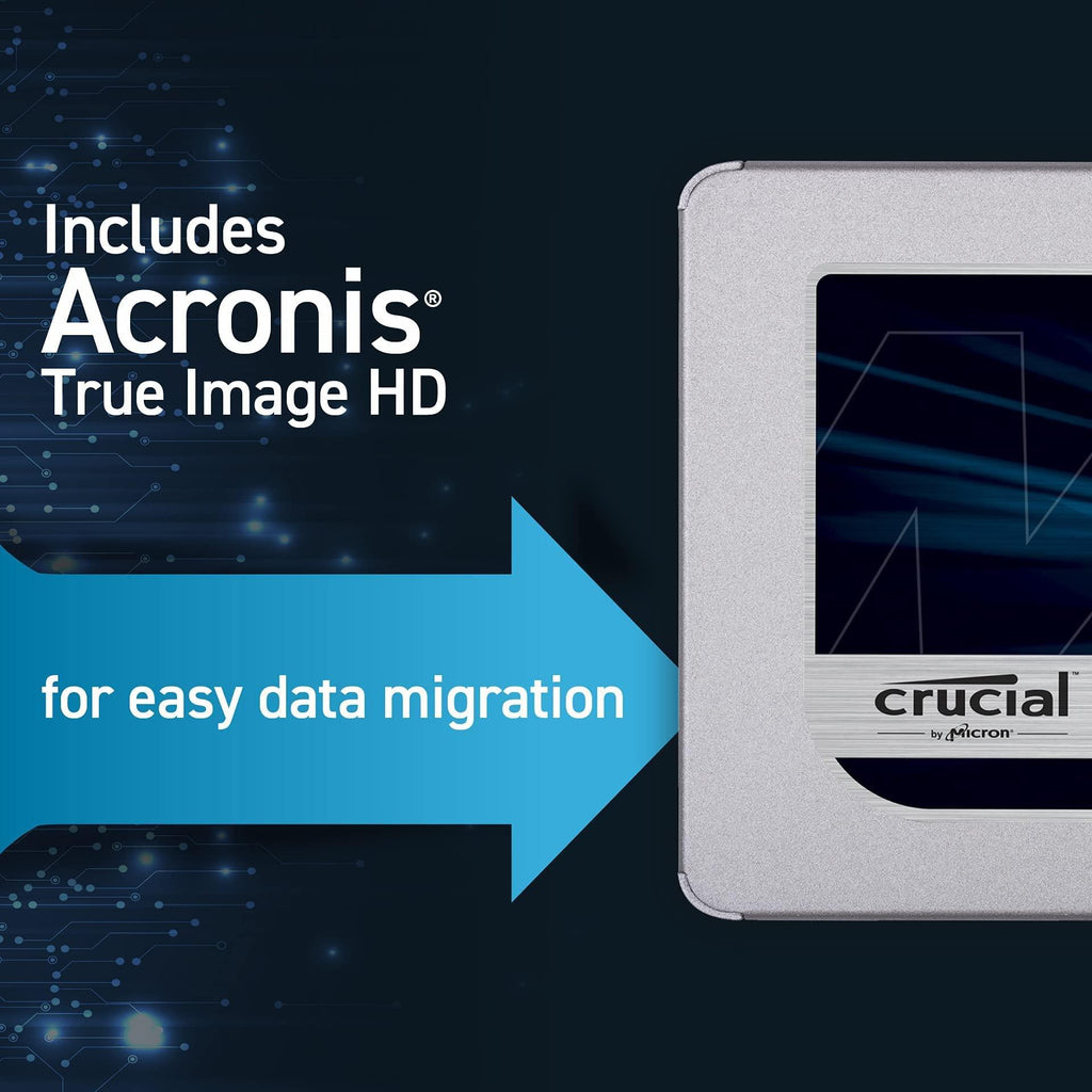 Crucial MX500 1TB SATA 6.35 cm (2.5-inch) 7mm Internal SSD (CT1000MX500SSD1)