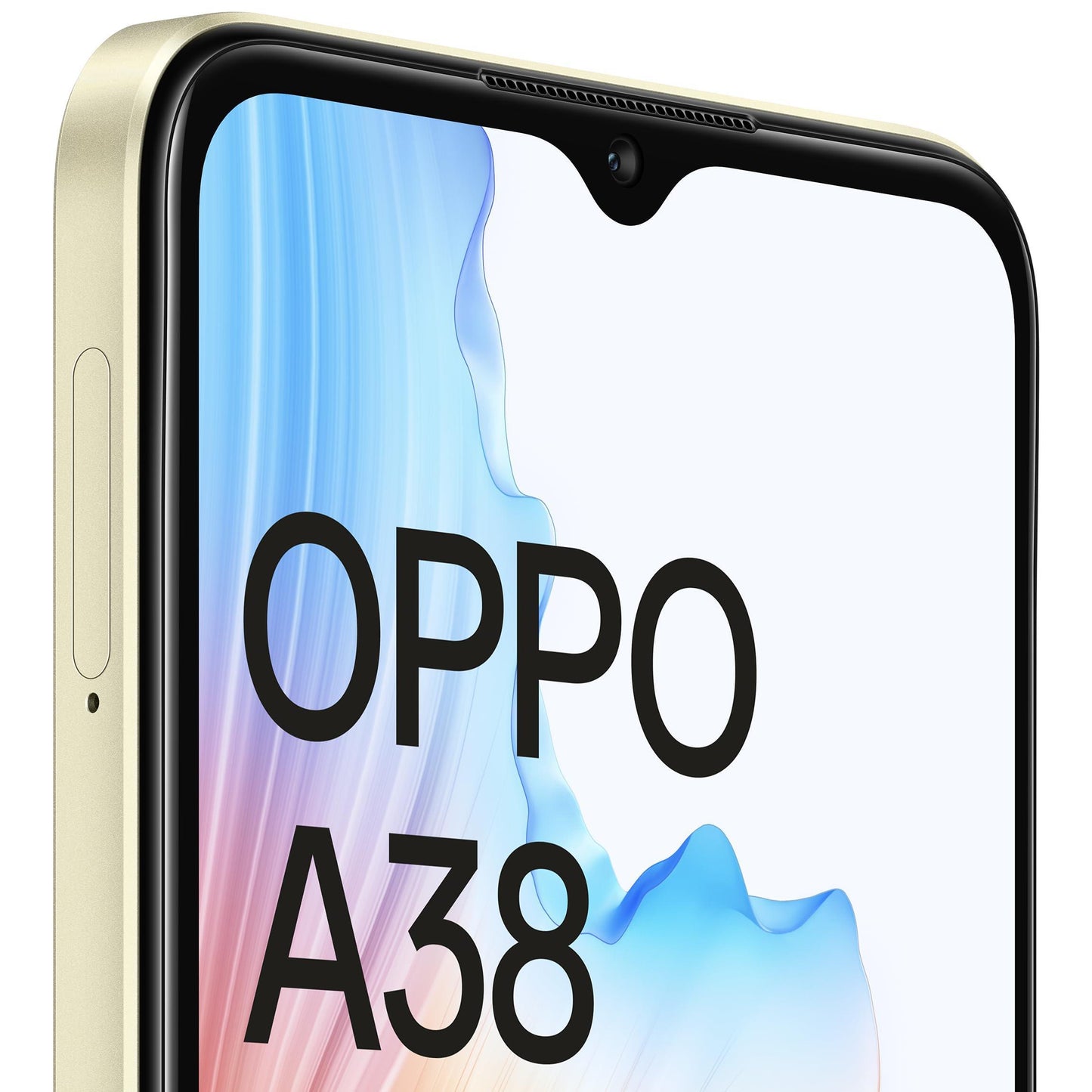 (Refurbished) OPPO A38 (Glowing Gold, 4GB RAM, 128GB Storage) | 5000 mAh Battery and 33W SUPERVOOC | 6.56" HD 90Hz Waterdrop Display | 50MP Rear AI Camera with No Cost EMI/Additional Exchange Offers - Triveni World