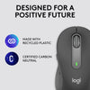 Logitech Signature M650 Wireless Mouse - for Small to Medium Sized Hands, 2-Year Battery, Silent Clicks, Customisable Side Buttons, Bluetooth, for PC/Mac/Multi-Device/Chromebook -Graphite