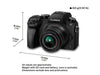 Panasonic LUMIX G7 16.00 MP 4K Mirrorless Interchangeable Lens Camera Kit with 14-42 mm Lens (Black) with 3x Optical Zoom