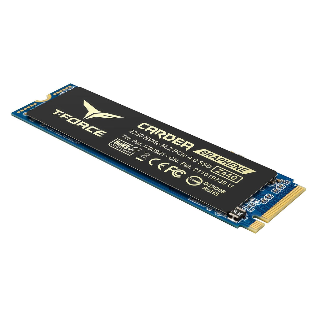 TEAMGROUP T-Force Cardea Zero Z440 1TB NVMe PCIe Gen4 x4 M.2 2280 Gaming Internal Solid State Drive SSD TM8FP7001T0C311 (Read/Write Speed up to 5,000/4,400 MB/s)