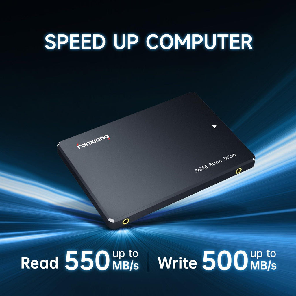 fanxiang SSD SATA III 6Gb/s 2.5" SSD S101 256GB Internal SSD Read Speed up to 550MB/sec, Compatible with Laptop and PC Desktops