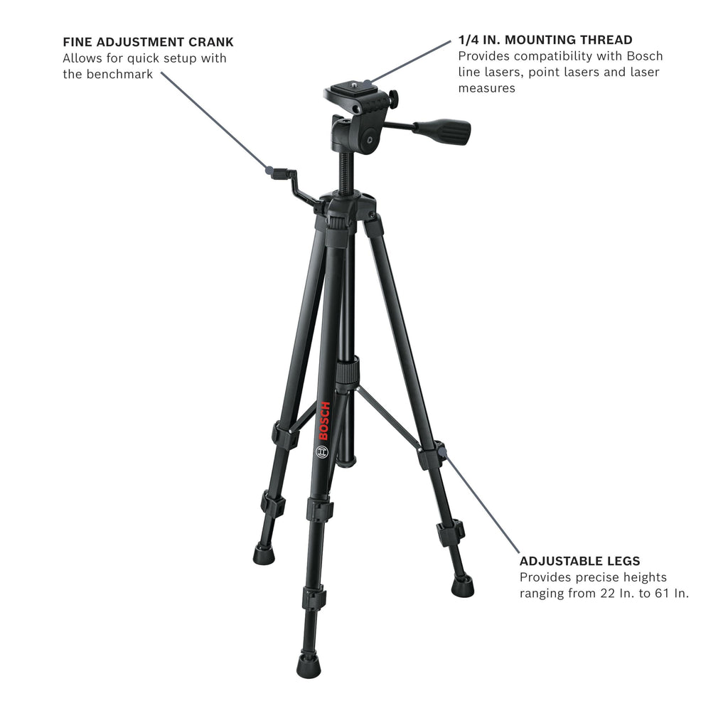 Bosch Bt 150 Plastic Professional Tripod (Black)