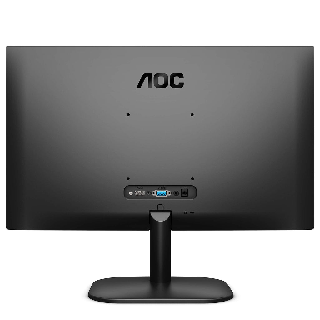 AOC 24B2XH 60.45 cm (23.8") LED 1920 x 1080 Pixels (Full HD) Ultra Slim Monitor which is 3 Sided Frameless with IPS Panel HDMI/VGA Port, Full HD, Free Sync, 8 ms Response Time, 75Hz Refresh Rate,Black