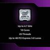 IntelCorei9-10900X X-Series Processor (19.25M Cache, 3.70 GHz) LGA 2066