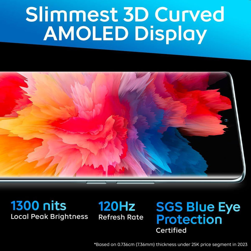 iQOO Z7 Pro 5G (Blue Lagoon, 8GB RAM, 256GB Storage) | 3D Curved AMOLED Display | 4nm MediaTek Dimesity 7200 5G Processor | 64MP Aura Light OIS Camera | Segment's Slimmest & Lightest Smartphone - Triveni World